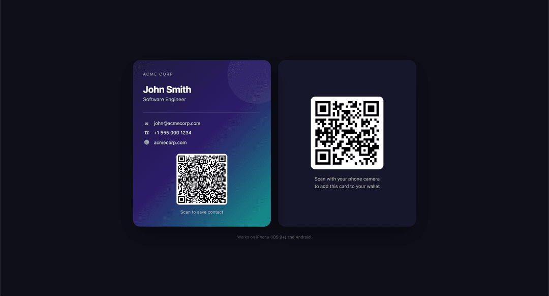 Digital Business Card